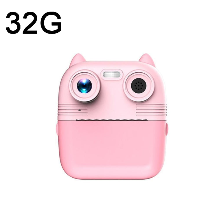 1080P Instant Print Camera 2.8-inch IPS Screen Front and Rear Dual Lens Kids Camera, Pink, Yellow, Blue, Pink+32G Card, Yellow+32G Card, Blue+32G Card 1080P Instant Print Camera 2.8-inch IPS Screen Front and Rear Dual Lens Kids Camera, Pink, Yellow, Blue, Pink+32G Card, Yellow+32G Card, Blue+32G Card